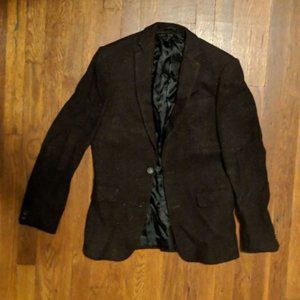 Men's ASOS Slim Brown 100% Wool Harris Tweed 34S Blazer